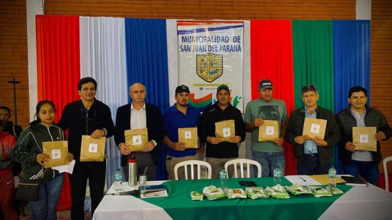 Gobierno departamental apoya a productores de San Juan del Paraná