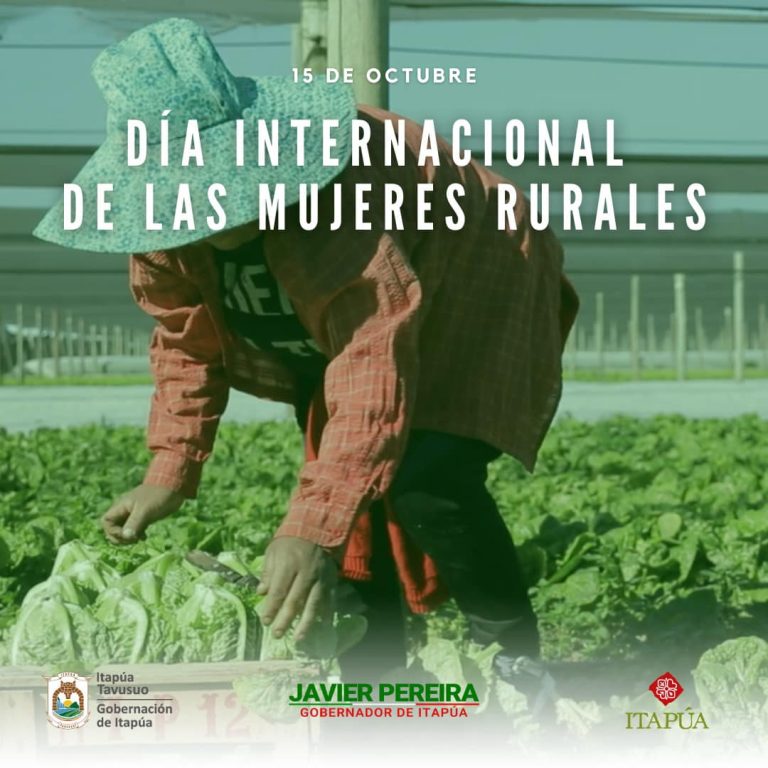 15 de octubre se recuerda día internacional de las mujeres rurales