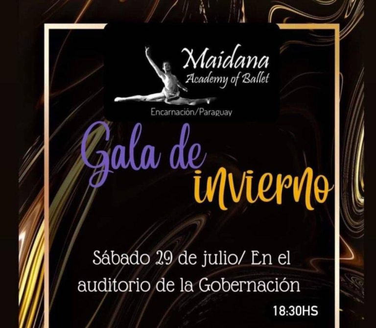 «Gala de Invierno», de Maidana Academy of Ballet es apoyada por la Gobernación de Itapúa
