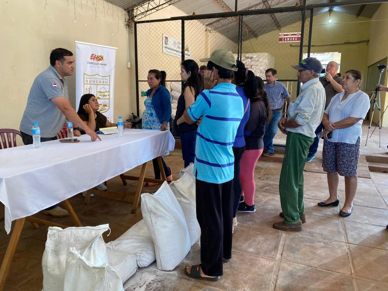 Gobierno departamental entrega cal agrícola a través de programa ñemity