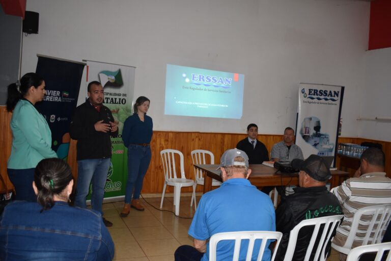 Gobierno departamental propicia serie de capacitaciones a prestadores de servicio de agua potable