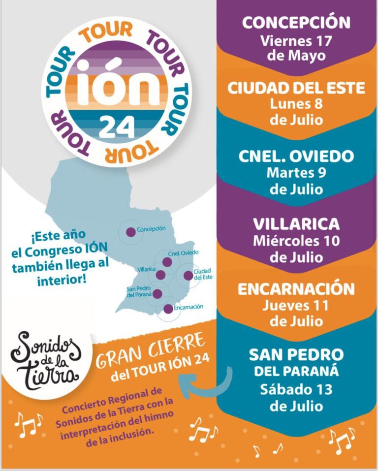 Jornada de educación y acción inclusiva en la gobernación de Itapúa a través de tour-ión 2024