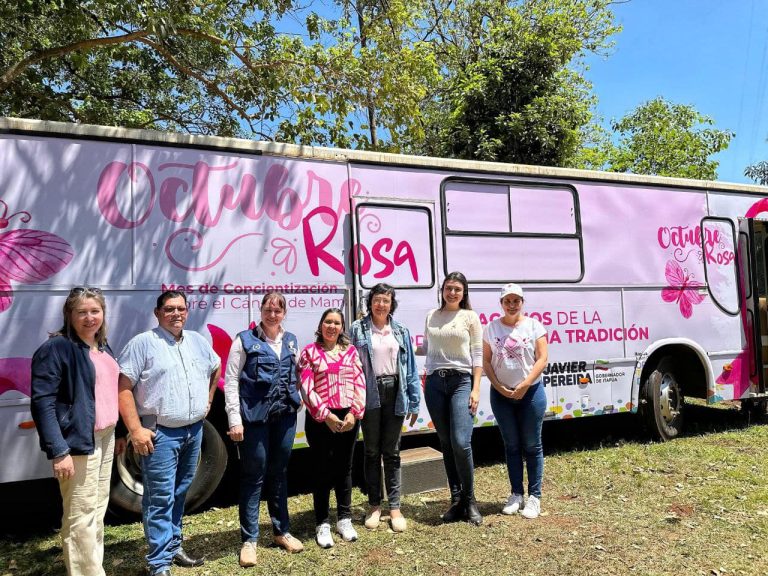 Edelira km 65, primera parada del móvil salid a beneficio de las mujeres #octubrerosa