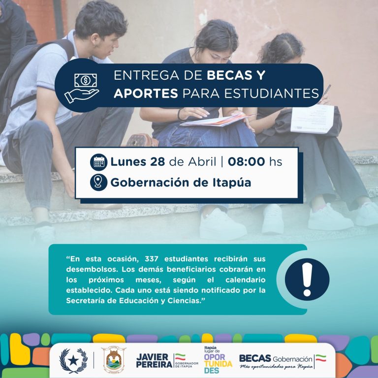 ¡ATENCIÓN ESTUDIANTES BENEFICIARIOS!