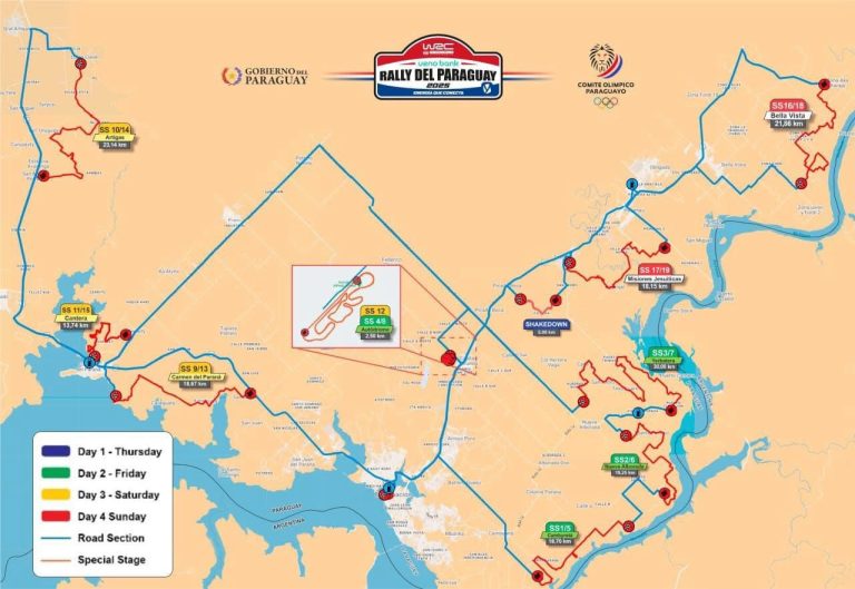 GOBIERNO DE ITAPÚA PARTICIPA EN EL LANZAMIENTO DEL ITINERARIO DE LA CARRERA DEL RALLY MUNDIAL DEL PARAGUAY 2025
