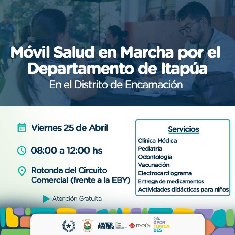 MÓVIL SALUD EN MARCHA POR ENCARNACIÓN