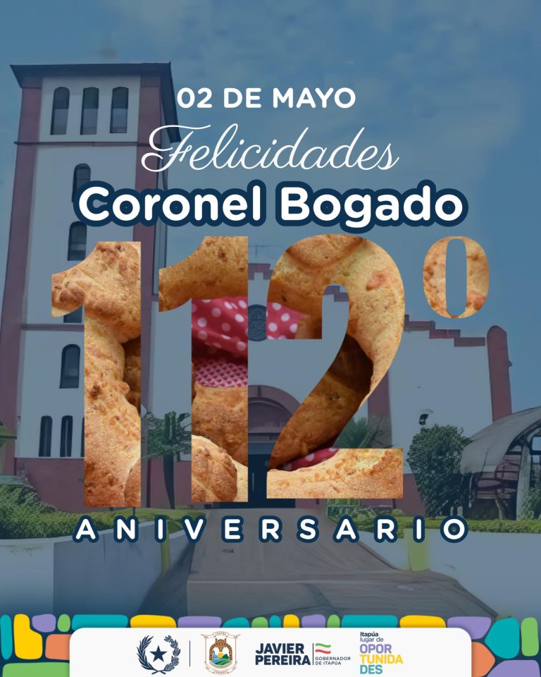 CORONEL BOGADO CELEBRA 112 AÑOS DE HISTORIA Y SABOR
