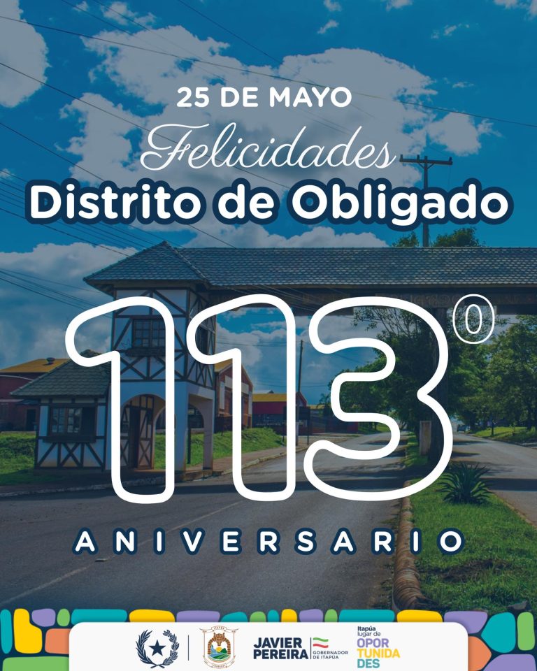 OBLIGADO CELEBRA 113 AÑOS DE HISTORIA Y DESARROLLO