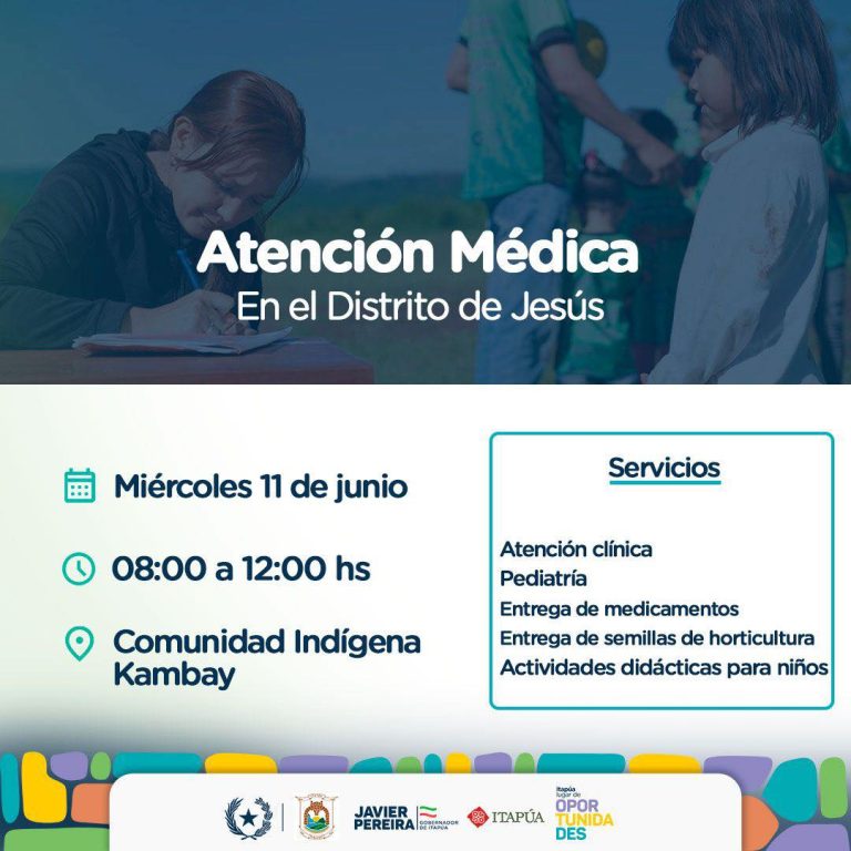 SALUD Y ASISTENCIA LLEGAN A LA COMUNIDAD KAMBAY