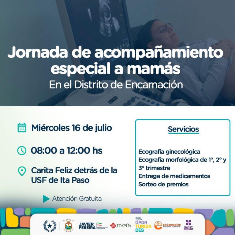 Acompañamiento especial a mamás en Encarnación