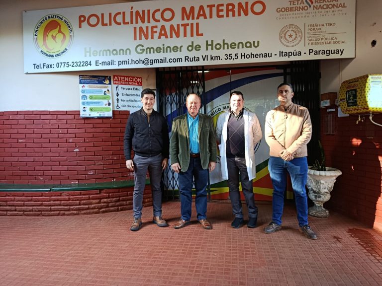 GOBIERNO DE ITAPÚA BRINDARÁ APOYO AL POLICLÍNICO MATERNO INFANTIL HERMANN GMEINER DE HOHENAU