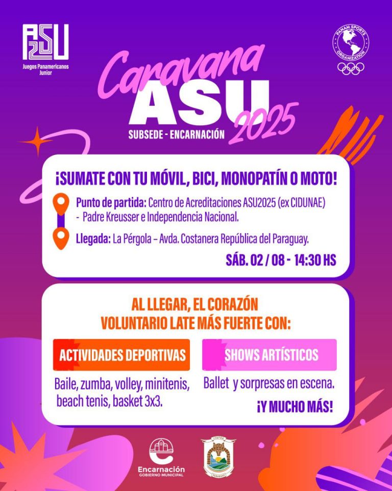 ¡ENCARNACIÓN VIBRA RUMBO A ASU2025 CON UNA GRAN CARAVANA CIUDADANA!