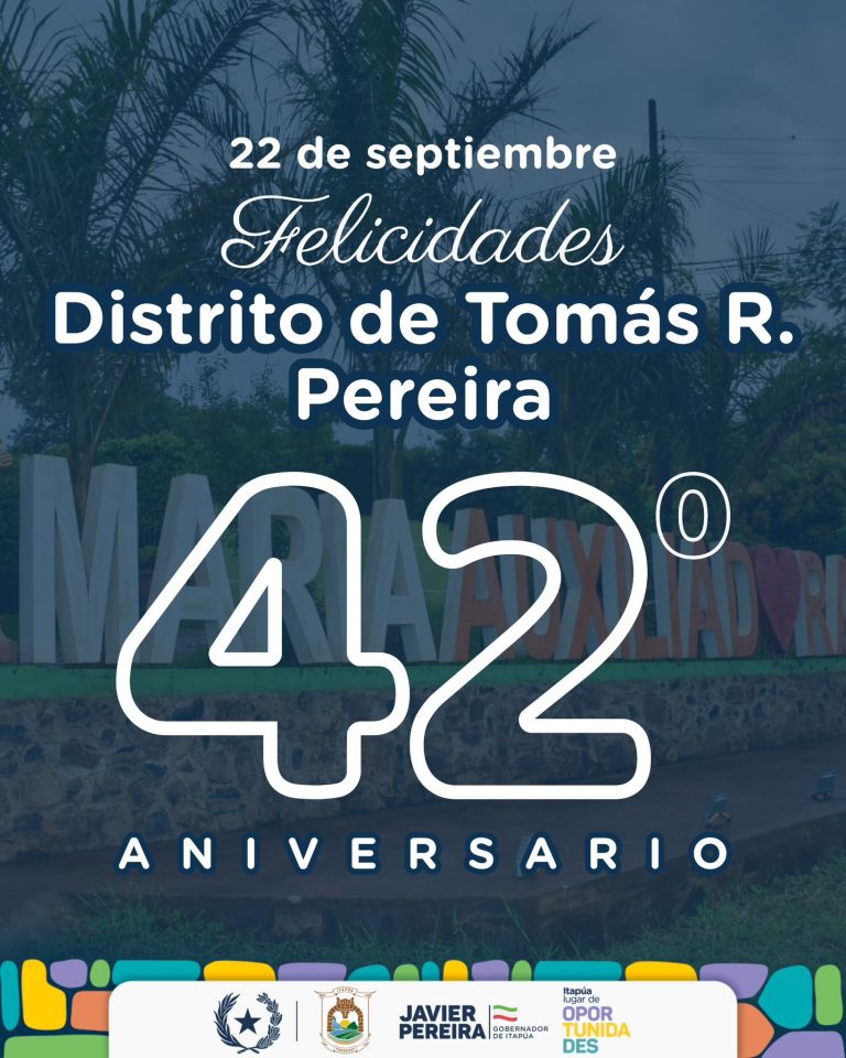 TOMÁS ROMERO PEREIRA CELEBRA 42 AÑOS DE FUNDACIÓN 