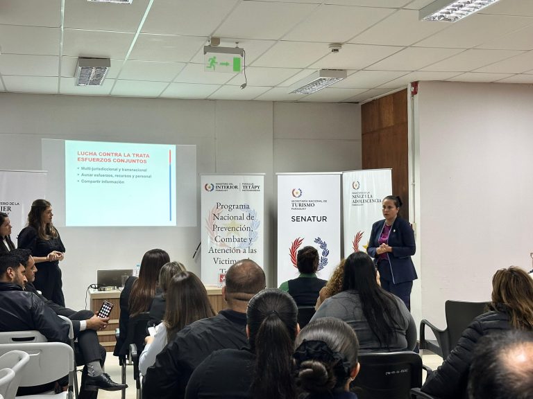 CAPACITACIÓN SOBRE PREVENCIÓN DE LA TRATA DE PERSONAS EN ENCARNACIÓN