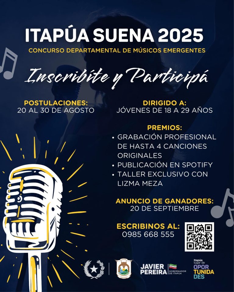 ¡Itapúa Suena y vos podés ser parte!