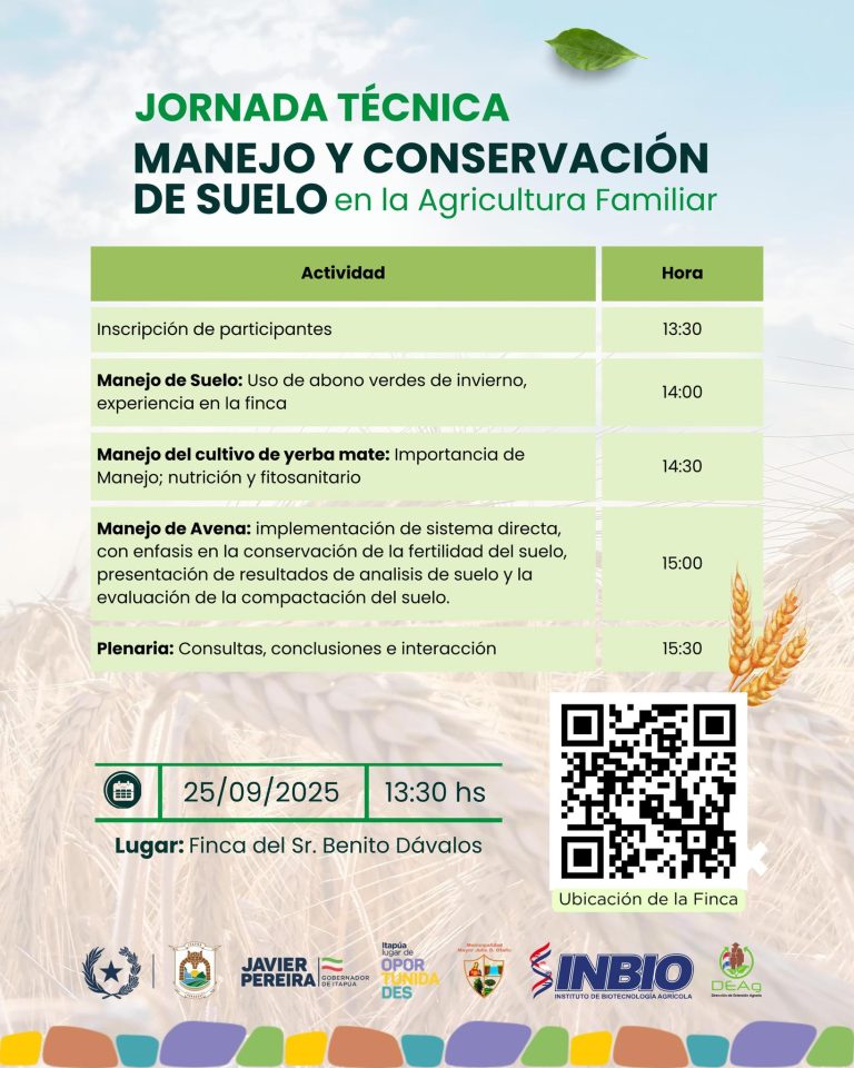 JORNADA TÉCNICA DE MANEJO Y CONSERVACIÓN DE SUELO