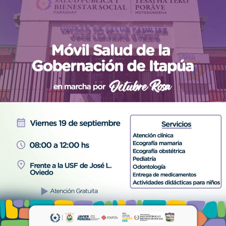 MÓVIL SALUD EN MARCHA POR OCTUBRE ROSA